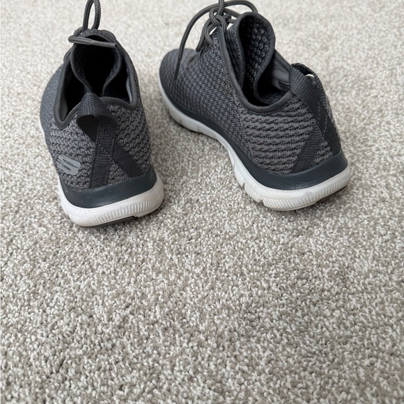 Skechers Women's Gray Athletic Shoes - Picture 3 of 7